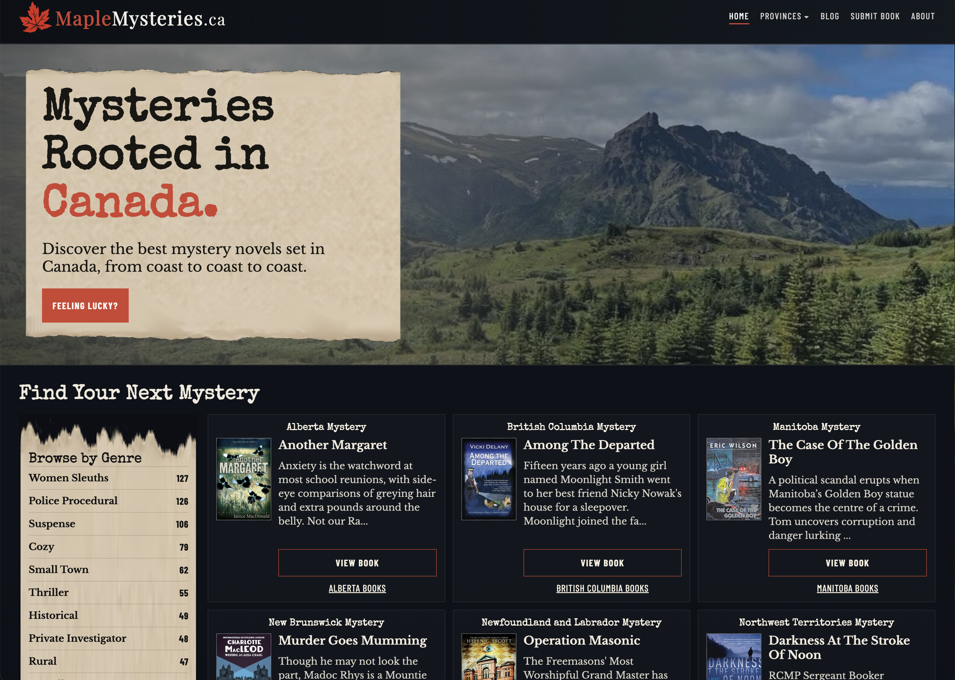 Maple Mysteries Project Image